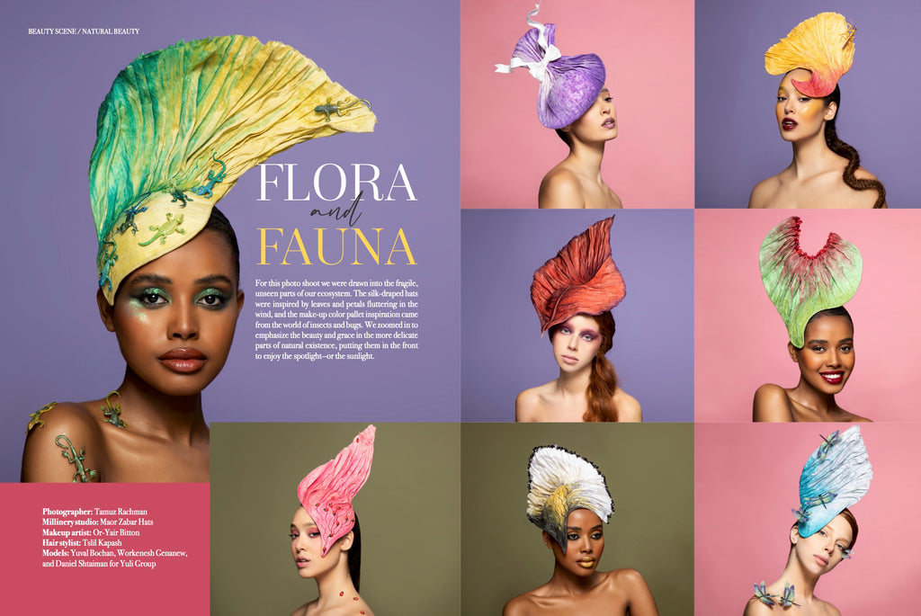 "Flora And Fauna" photo-shoot for BELLA Magazine