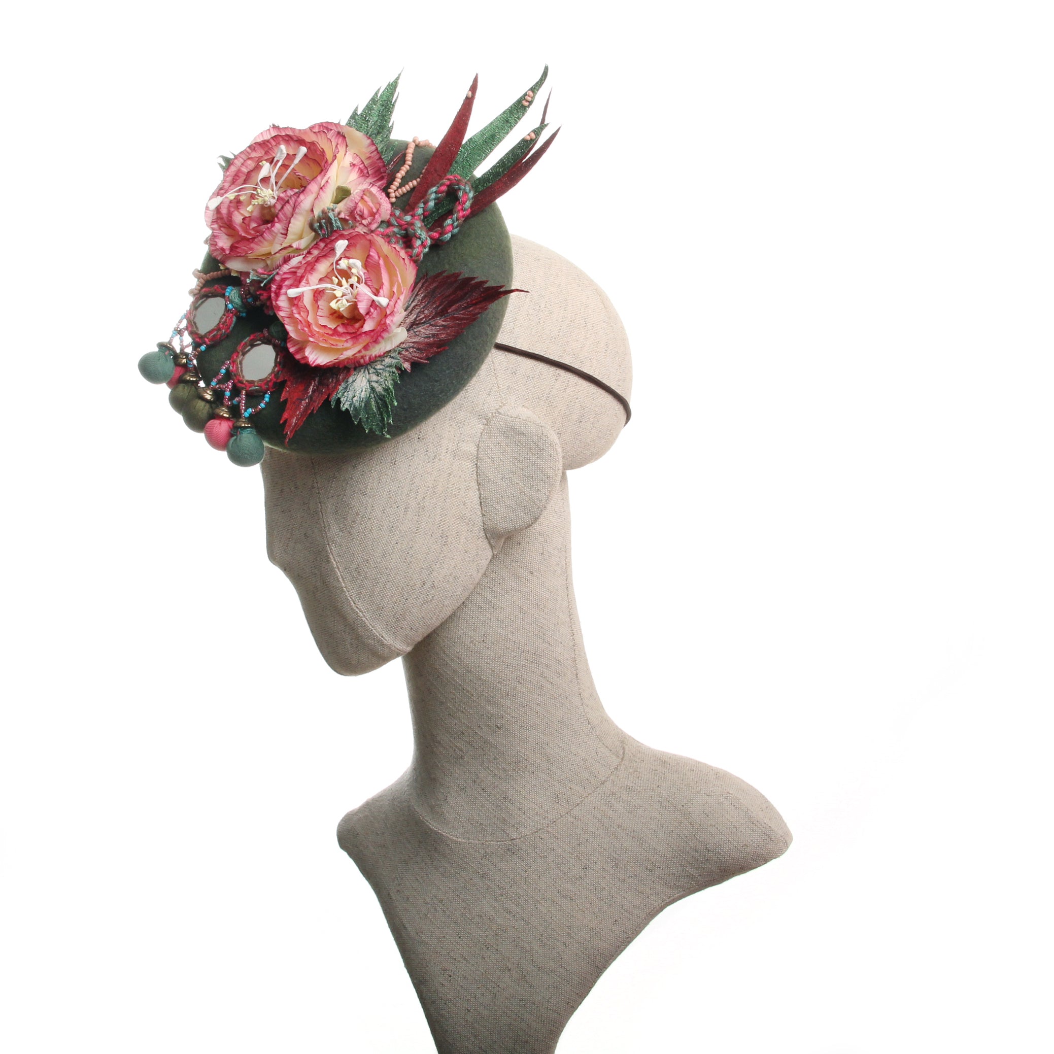 Folk Spring Floral fascinator